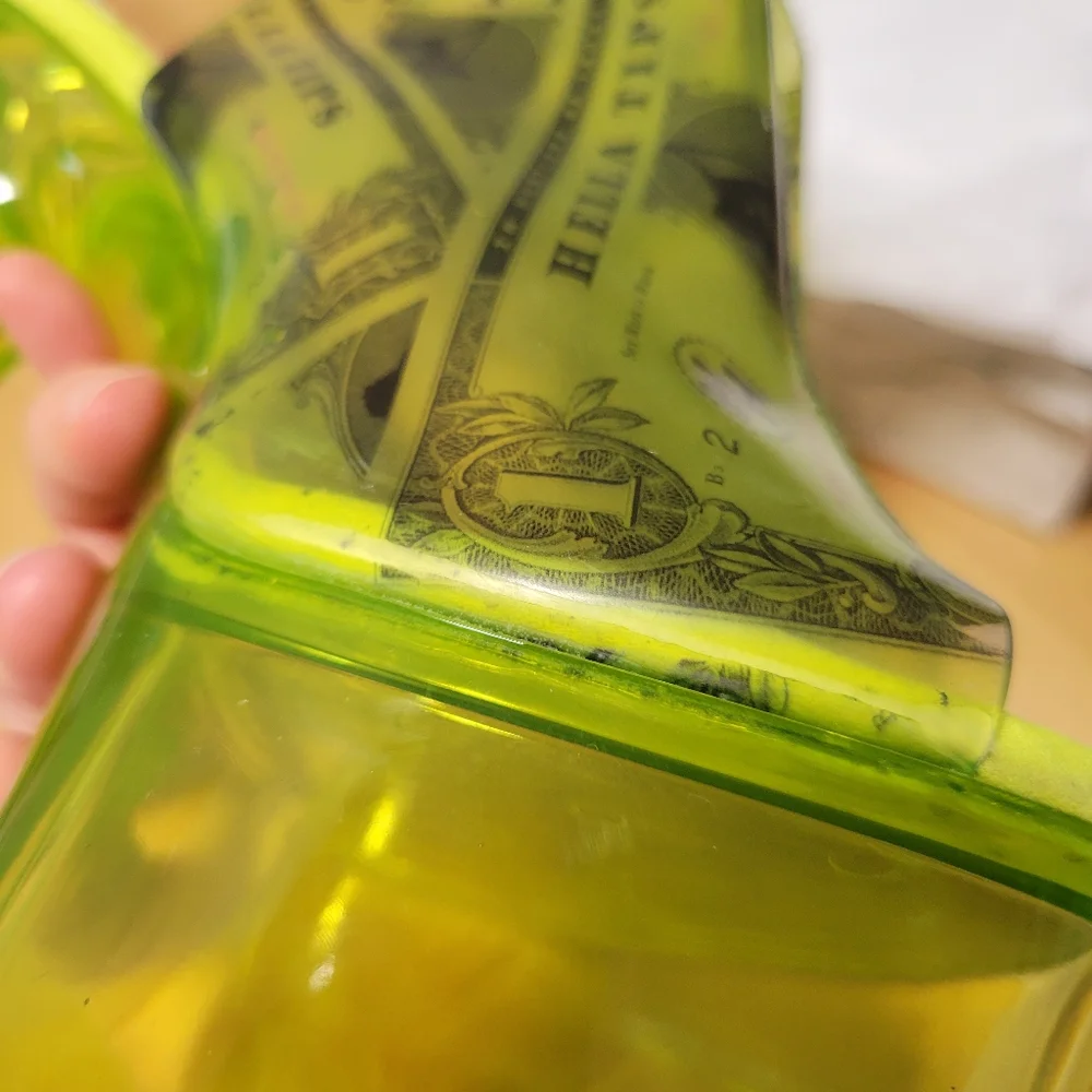 Hella Heels Dancing Dollar$ Stiletto Lime - Picture 11 of 16